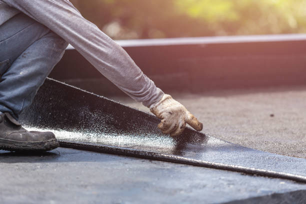 Professional Waterproofing technician working in North Hampton, OH